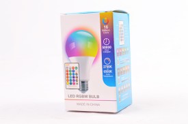 Lamparita LED RGBW con control remoto 